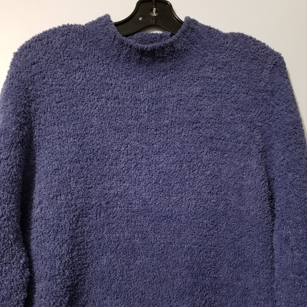 Tradition Heather Blue Sweater 100% Polyester L (14/16) (K758) - Picture 3 of 6